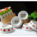 Haonai wholesales pet feeder pet dish small animal dish